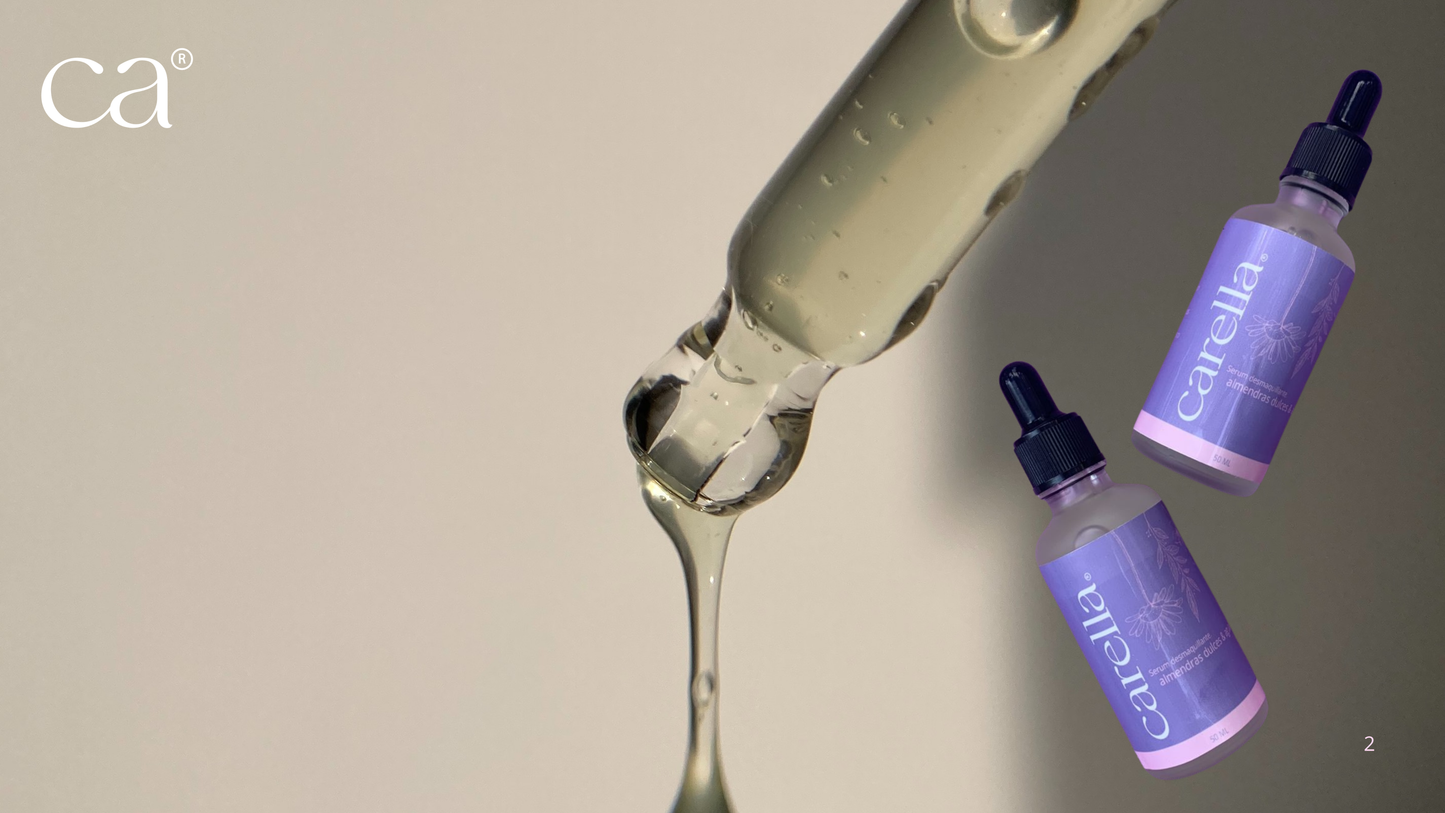 Serum desmaquillante almendras dulces y agua de rosas
